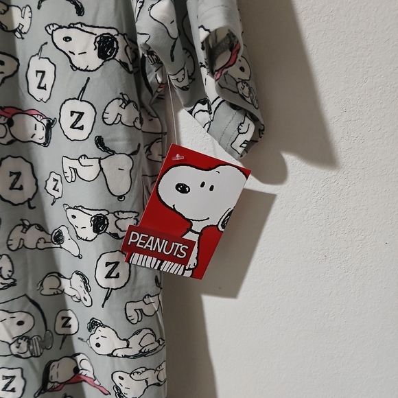 Peanuts Snoopy Women’s gray Pajama Set Size: L (NEW) - Picture 3 of 9